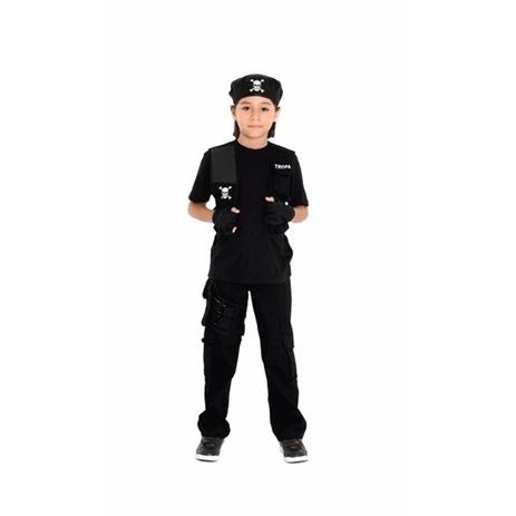 Fantasia Policial Infantil Menino Tropa Completa Com Boina - Sulamericana Menor preço em Fantasia Policial Infantil Menino Tropa Completa Com Boina - Sulamericana