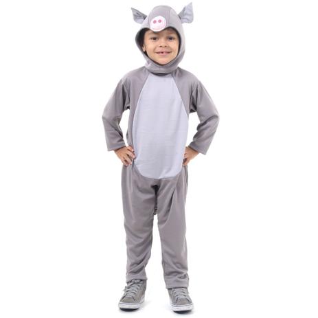 Fantasia Porco Cinza Infantil - Arca de noé é boa?