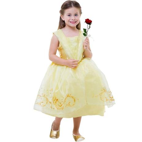 fantasia princesa bela infantil