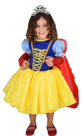 fantasia infantil da branca de neve