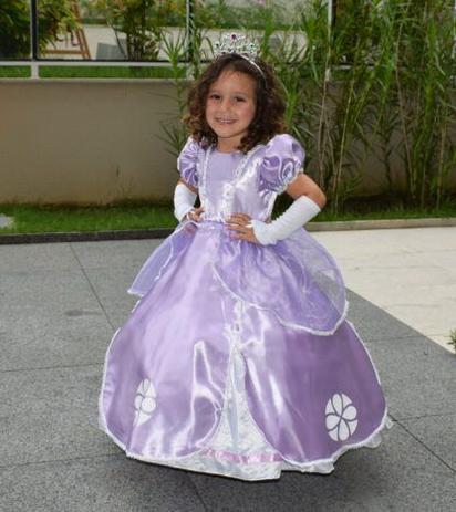 fantasia princesa sofia luxo