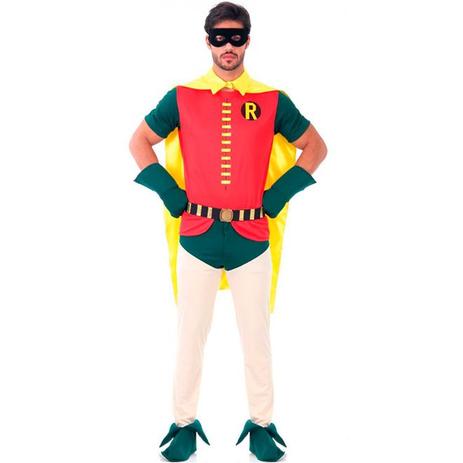 Fantasia Robin Vintage Premium Adulto Com Máscara - Sulamericana Menor preço em Fantasia Robin Vintage Premium Adulto Com Máscara - Sulamericana