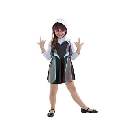 Fantasia Spider Gwen Clássica G - Regina Menor preço em Fantasia Spider Gwen Clássica G - Regina