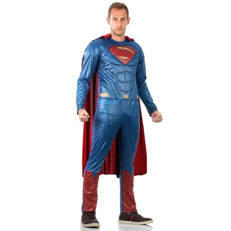 Fantasia Super Homem Adulto - Liga da Justiça - Liga da justiça - filme Menor preço em Fantasia Super Homem Adulto - Liga da Justiça - Liga da justiça - filme