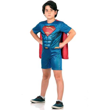 Fantasia Super Homem Curto Com Musculatura M 10891 - Sulamericana Menor preço em Fantasia Super Homem Curto Com Musculatura M 10891 - Sulamericana