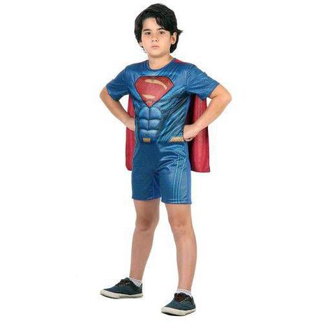 Fantasia Super Homem Curto P 10893 - Sulamericana Menor preço em Fantasia Super Homem Curto P 10893 - Sulamericana