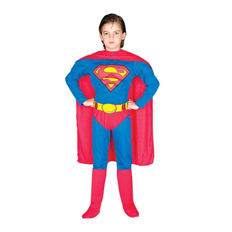 Fantasia Super Homem Infantil Peitoral - Luxo - Liga da justiça Menor preço em Fantasia Super Homem Infantil Peitoral - Luxo - Liga da justiça