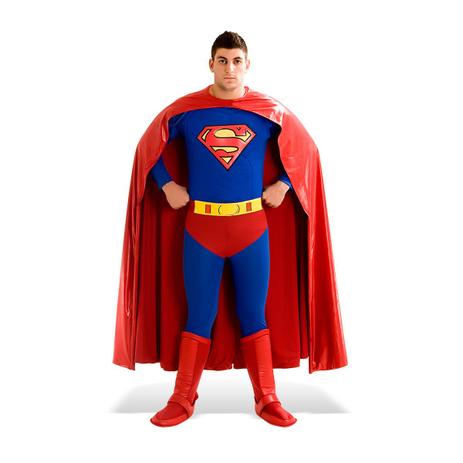 Fantasia Super Homem Luxo - Edição Limitada - Liga da justiça Menor preço em Fantasia Super Homem Luxo - Edição Limitada - Liga da justiça