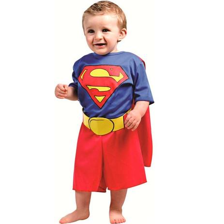 Fantasia Super Homem / SuperMan Bebê(Baby) Curta Sulamericanas Menor preço em Fantasia Super Homem / SuperMan Bebê(Baby) Curta Sulamericanas