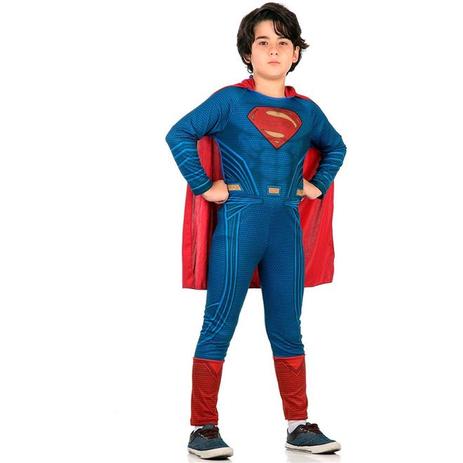 Fantasia Super Homem / SuperMan Infantil Longa Std - Batman vs Superman - Sulamericana Menor preço em Fantasia Super Homem / SuperMan Infantil Longa Std - Batman vs Superman - Sulamericana