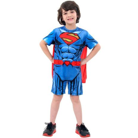 Fantasia Super Homem / SuperMan Infantil Pop DC Comics - Sulamericana Menor preço em Fantasia Super Homem / SuperMan Infantil Pop DC Comics - Sulamericana