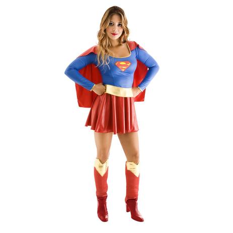 Fantasia Super Mulher Adulto - Heat Girls - Liga da justiça Menor preço em Fantasia Super Mulher Adulto - Heat Girls - Liga da justiça