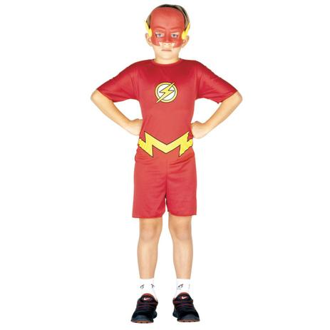 Fantasia The Flash Infantil Curta - Liga da justiça Menor preço em Fantasia The Flash Infantil Curta - Liga da justiça