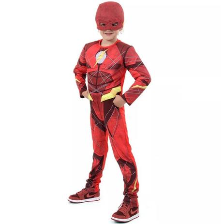 Fantasia The Flash Infantil Luxo Com Músculo Novo Filme Liga da Justiça - Sulamericana Menor preço em Fantasia The Flash Infantil Luxo Com Músculo Novo Filme Liga da Justiça - Sulamericana