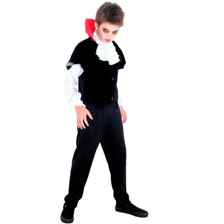 Fantasia vampiro infantil halloween sulamericana