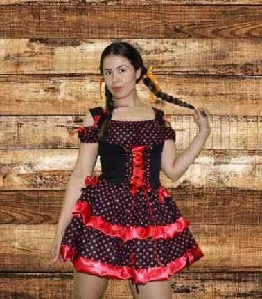 vestido caipira para senhoras