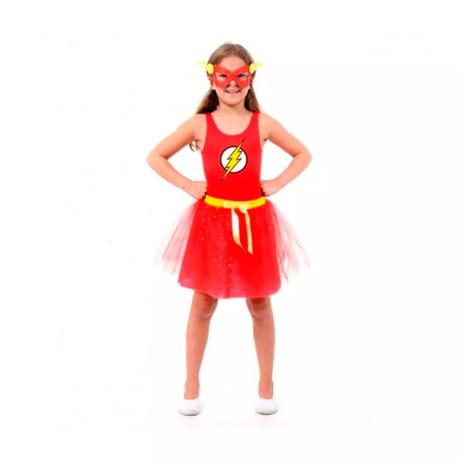 Fantasia Vestido Flash G - Sulamericana Menor preço em Fantasia Vestido Flash G - Sulamericana