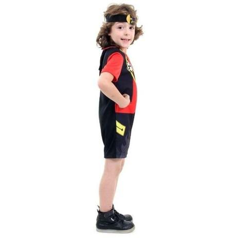 Fantasia Zak Storm Infantil Curto C/ Tapa Olho - Sulamericana Menor preço em Fantasia Zak Storm Infantil Curto C/ Tapa Olho - Sulamericana