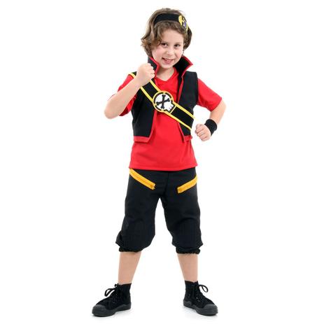 Fantasia Zak Storm Infantil Luxo Menor preço em Fantasia Zak Storm Infantil Luxo