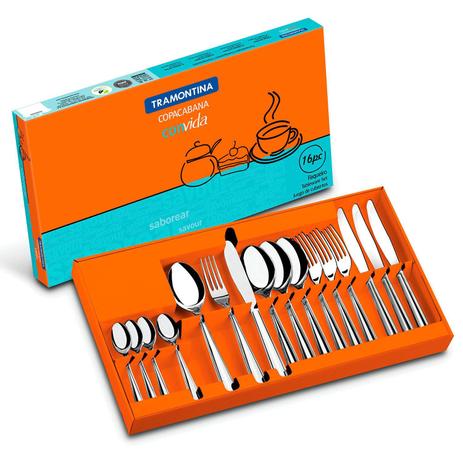 Faqueiro 16 Peças Copacabana Aço Inox 66901360 Tramontina é boa?