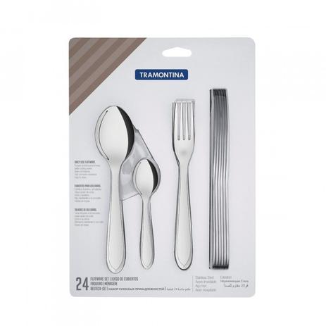 Faqueiro 24 Peças Inox Laguna Tramontina 66906976 Menor preço em Faqueiro 24 Peças Inox Laguna Tramontina 66906976