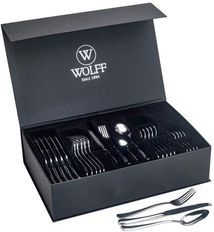 Faqueiro 48 Peças Aço Inox com Gift Box Oxford - Wolff Menor preço em Faqueiro 48 Peças Aço Inox com Gift Box Oxford - Wolff