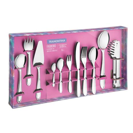 Faqueiro 53 Peças Tramontina Laguna 66906070 Aço Inox é ruim? Faqueiro 53 Peças Tramontina Laguna 66906070 Aço Inox é boa?