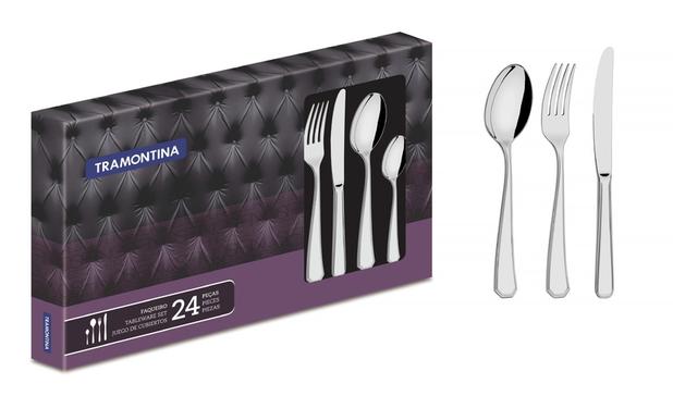 Faqueiro Aço Inox 24 Peças Tramontina 66912/000 - Tramontina farroupilha é boa?