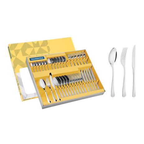 Faqueiro aco inox 36 pcs 66945794 tramontina Menor preço em Faqueiro aco inox 36 pcs 66945794 tramontina
