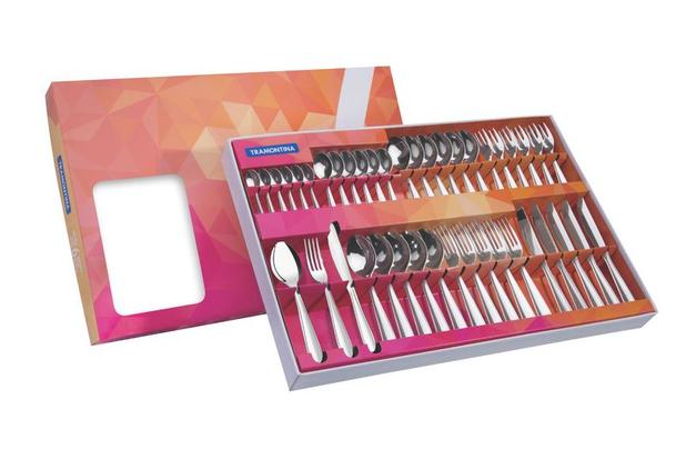Faqueiro Aço Inox 42 pçs Laguna 66906/770 Tramontina Menor preço em Faqueiro Aço Inox 42 pçs Laguna 66906/770 Tramontina