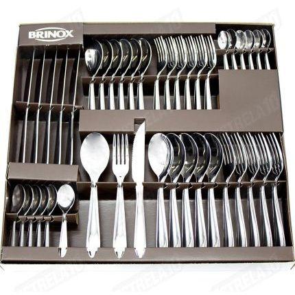 Faqueiro Aço Inox 42 Pçs Lyon 5101-118 Brinox Menor preço em Faqueiro Aço Inox 42 Pçs Lyon 5101-118 Brinox