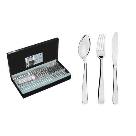 Faqueiro aco inox 48 pcs 66962140 tramontina Menor preço em Faqueiro aco inox 48 pcs 66962140 tramontina