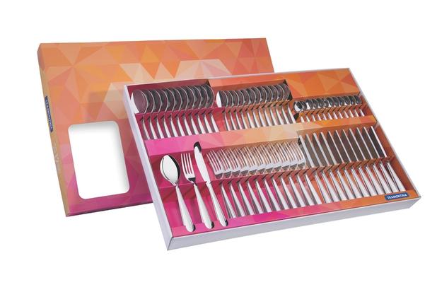 Faqueiro Aço Inox Com Faca De Mesa 60 Peças Tramontina 66906/780 - Tramontina farroupilha Menor preço em Faqueiro Aço Inox Com Faca De Mesa 60 Peças Tramontina 66906/780 - Tramontina farroupilha