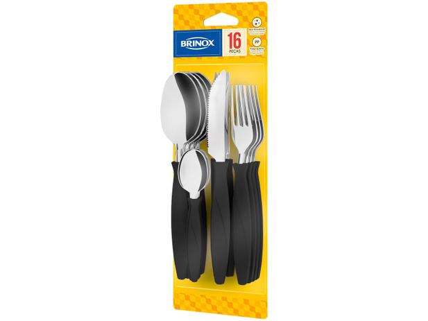 Faqueiro Brinox Itaparica 6000/319 Inox - 16 Peças Menor preço em Faqueiro Brinox Itaparica 6000/319 Inox - 16 Peças