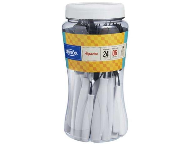 Faqueiro Brinox Itaparica 6000/702 Inox - 24 Peças Menor preço em Faqueiro Brinox Itaparica 6000/702 Inox - 24 Peças