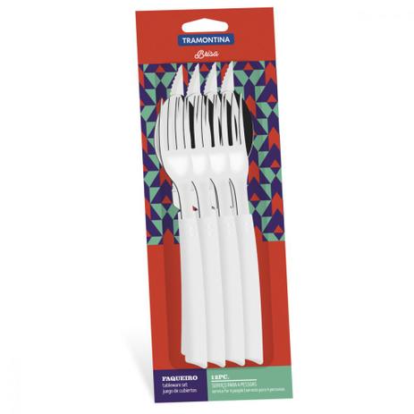 Faqueiro Brisa com Facas para Churrasco 12 Peças Tramontina 23198852 Menor preço em Faqueiro Brisa com Facas para Churrasco 12 Peças Tramontina 23198852