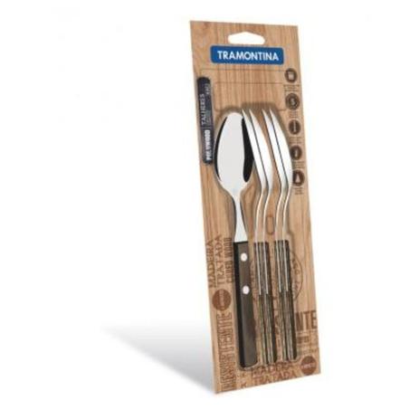 Faqueiro em aço inox 6 peças- POLYWOOD - Tramontina é boa?