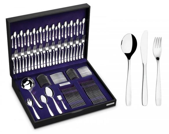 Faqueiro Inox 101 Peças Com Estojo Cosmos Tramontina 66950217 Menor preço em Faqueiro Inox 101 Peças Com Estojo Cosmos Tramontina 66950217