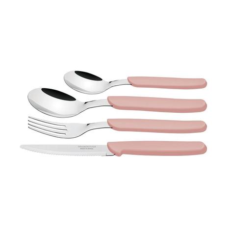 Faqueiro inox 24 pcs carm/clar carmel tramontina Menor preço em Faqueiro inox 24 pcs carm/clar carmel tramontina