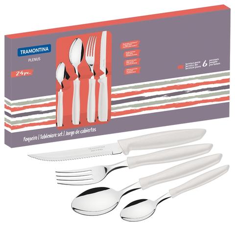 Faqueiro Inox 24pc Plenus Off Tramontina 23498/302 - Tramontina cutelaria Menor preço em Faqueiro Inox 24pc Plenus Off Tramontina 23498/302 - Tramontina cutelaria
