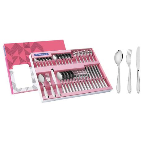 Faqueiro Inox 36 Pçs - Tramontina Menor preço em Faqueiro Inox 36 Pçs - Tramontina