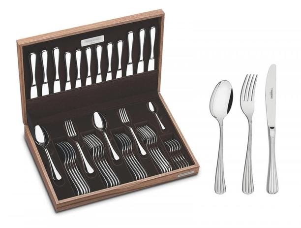 Menor preço em Faqueiro Inox 42 Peças Com Estojo Viena Tramontina 66916200