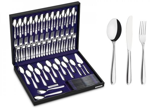 Faqueiro Inox 76 Peças Com Estojo Copacabana Tramontina 66901300 Menor preço em Faqueiro Inox 76 Peças Com Estojo Copacabana Tramontina 66901300