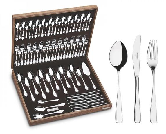 Faqueiro Inox 76 Peças Faca Forjada Com Estojo Continental Tramontina 66965300 Menor preço em Faqueiro Inox 76 Peças Faca Forjada Com Estojo Continental Tramontina 66965300