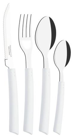 Faqueiro Inox Brisa - Branco - 20 peças - Tramontina Menor preço em Faqueiro Inox Brisa - Branco - 20 peças - Tramontina