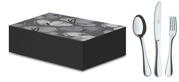 Faqueiro Tramontina Classic Inox Facas de Mesa em Prata e Estojo 130 Peças Menor preço em Faqueiro Tramontina Classic Inox Facas de Mesa em Prata e Estojo 130 Peças