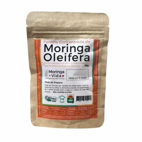 Menor preço em Farinha Concentrada de Moringa Oleifera - 40g - Mais Vida