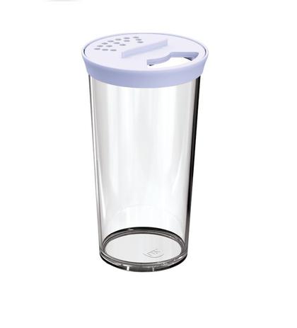 Farinheiro Açucareiro 500ml Plástico Acrílico Uz Branco Menor preço em Farinheiro Açucareiro 500ml Plástico Acrílico Uz Branco