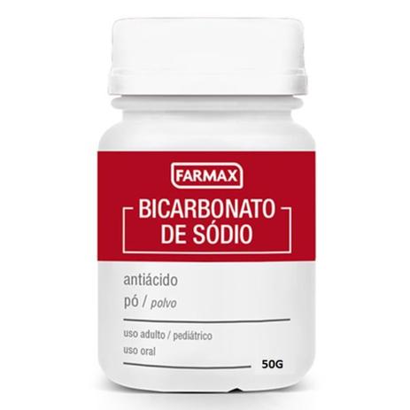Farmax Bicarbonato de Sódio 50g Menor preço em Farmax Bicarbonato de Sódio 50g