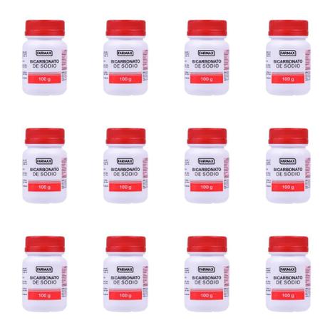 Farmax Bicarbonato De Sódio Puro 100g (Kit C/12) Menor preço em Farmax Bicarbonato De Sódio Puro 100g (Kit C/12)
